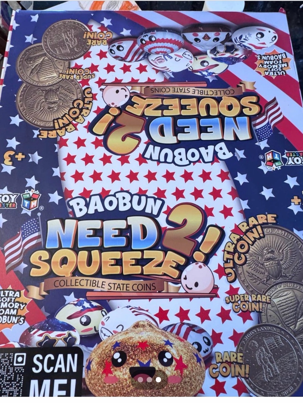 Viral Baobun Need 2 Squeeze! With Collectible State Coins